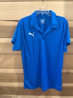 Puma Blue Polo Shirt